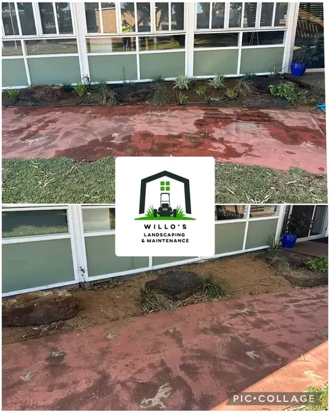 Before and after of a rejuvenated garden bed with a gravel path in Geraldton (4 of 4)